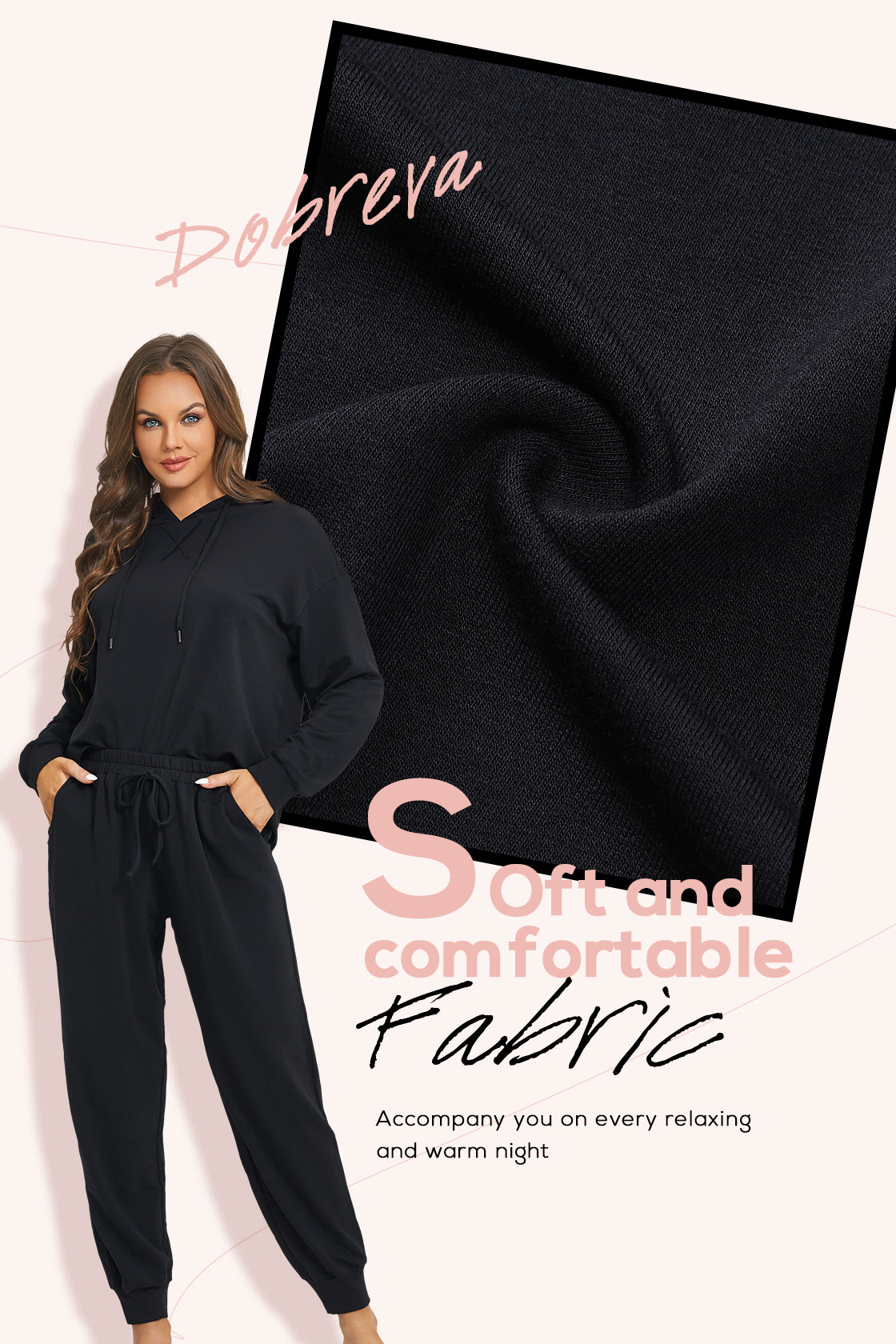 Syrokan Women's Pajama Sets Long Sleeve Hoodie PJ Pockets Pants Tie Dye Two Piece Sleepwear Loungewear Sweatshirt